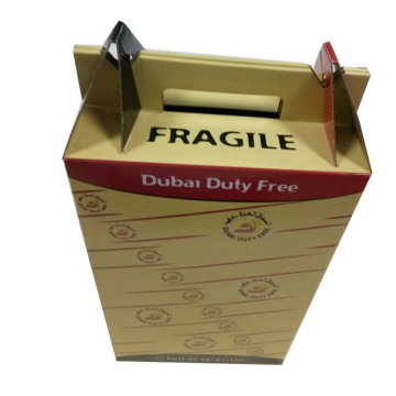 Cheap Sale Cardboard Shipping Handle Box with Durable Quality